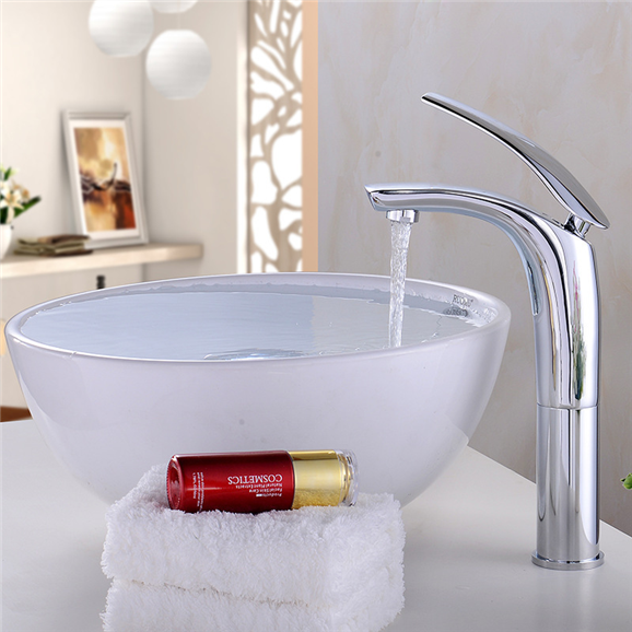 Single Handle Faucet with Hot-Cold Water Mixer